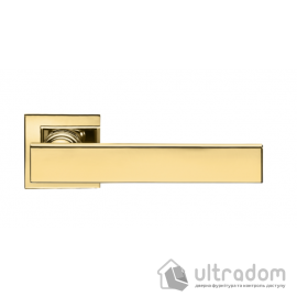 Дверная ручка DND by Martinelli LUCREZIA 02 на квадратной розетке R античное полированное золото