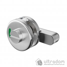 Замок туалетний WC Amig мод.5 з індикатором зайнятості, нержавіюча сталь SS304 (8204)