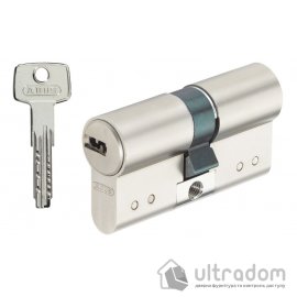 Цилиндр Abus D15 ключ-ключ, 65 мм.,  никель