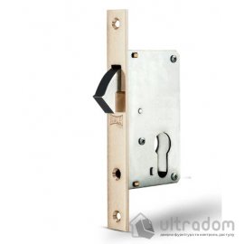 Замок-краб для розсувних дверей KALE 201 В=40мм, нікель (201/40-СР)