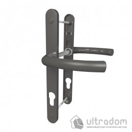 Нажимной гарнитур ASTEX Antey DHS 85/26/208 мм с фиксирующей пружиной, антрацит