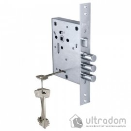 Замок сувальдный врезной KALE 442L B=67,5 мм (Гардиан 30.11) (442L)