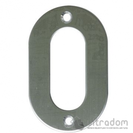Номер на двері "0" AMIG нержавіюча сталь (6768)