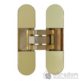Скрытая дверная петля OTLAV Invisacta 3D 30х120 мм  полированное золото