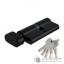 Цилиндр AMIG мод. 9850 62 мм  (31/31) ключ/тумблер черный (23570)