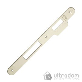 Ответная планка для замка AGB Siccurezza усиленная с отбойником, латунь (B00590.11.03)