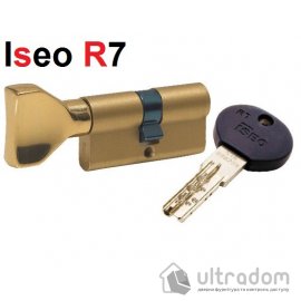Цилиндр дверной ISEO R7 ключ - вороток, 90 мм