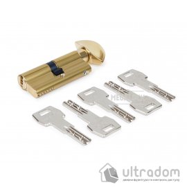 Циліндр AGB SCUDO 5000 PS 85 мм (35/50Т) ключ/тумблер латунь (CА20.01.45.30)