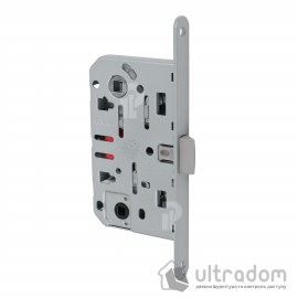 Врезной межкомнатный замок WC AGB Mediana Evolution, 96/50 мм, матовый никель (B01102.50.41)