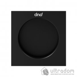 Ручка - ракушка для розсувних дверей DND by Martinelli Ginko Quadra, чорна (SD520- ONO)