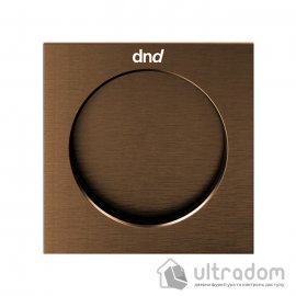 Ручка - ракушка для розсувних дверей DND by Martinelli Ginko Quadra, матова бронза (SD520- OBR)