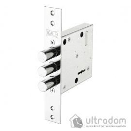 Замок врезной KALE 447 L 4 кл, сувальдный ключ L-75 мм (Гардиан 30.01) (447L0000015)