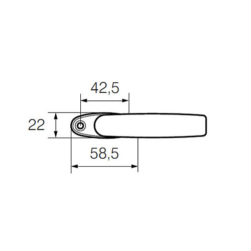 Ручка оконная ABLOY 52/152	