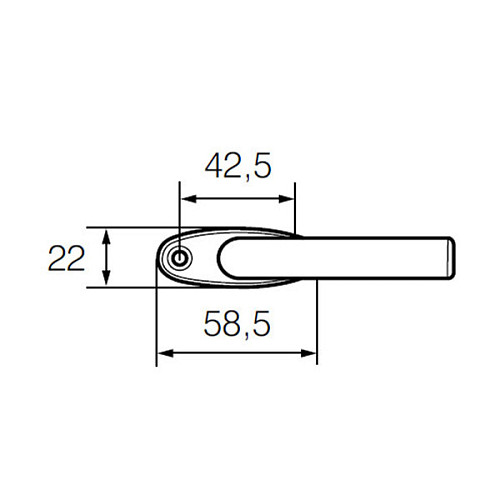 Ручка оконная ABLOY 56/152