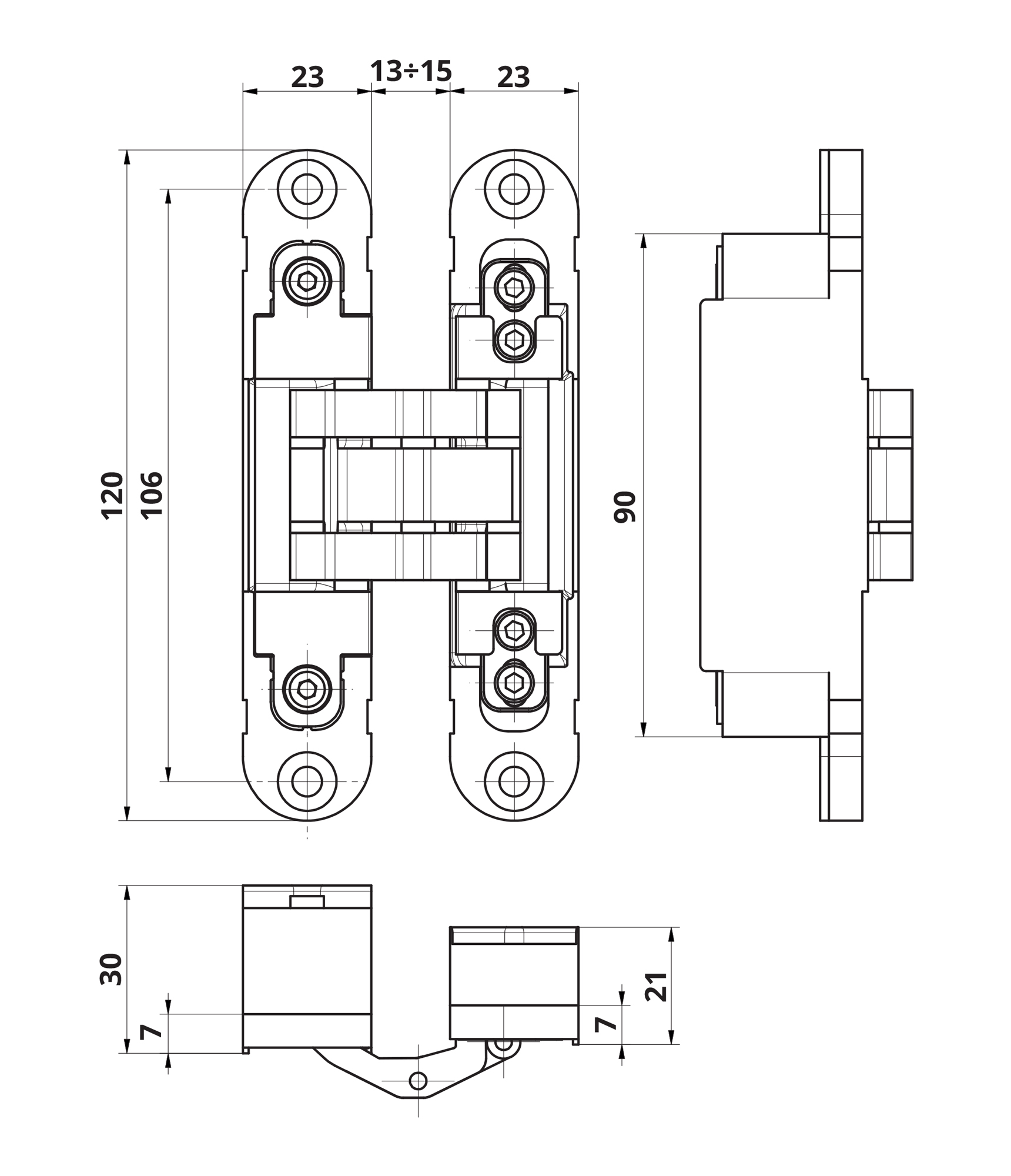 3D петля OTLAV Invisacta IN230